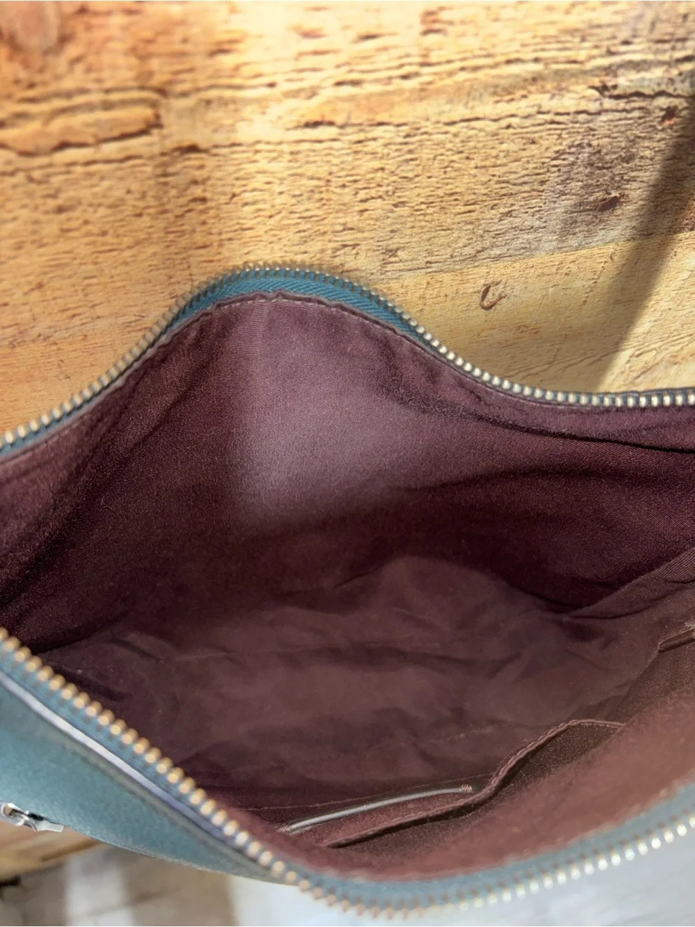Coach pebble leather